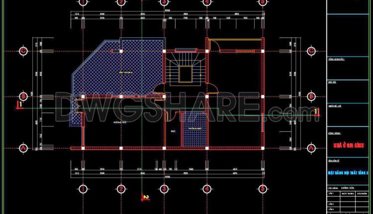 425. Free Download Cad Design Drawings For A 3-story House With Dimensions 8.5m X 15m (3)