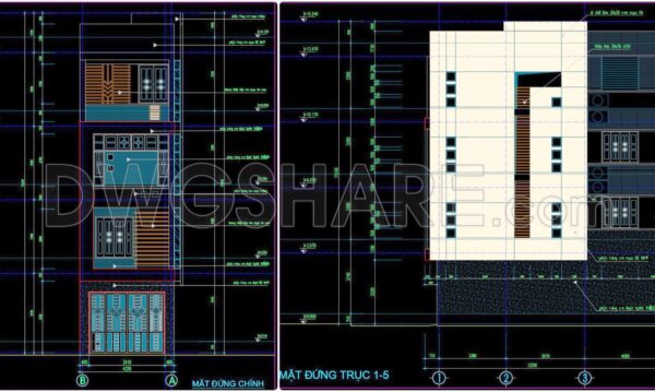1 year ago
                

                
             1,410427. Free Download CAD Design Drawings for a  4-Story House with Dimensions 4.2m x 12.2m