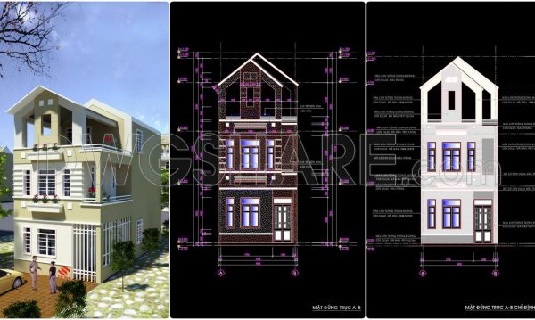 1 year ago
                

                
             1,310428. Free Download CAD Design Drawings for a 3-Story House with Dimensions 4.8m x 12.4m