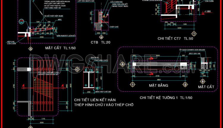 536. Free Cad Download Cantilevered Porch Roof Detail (1)