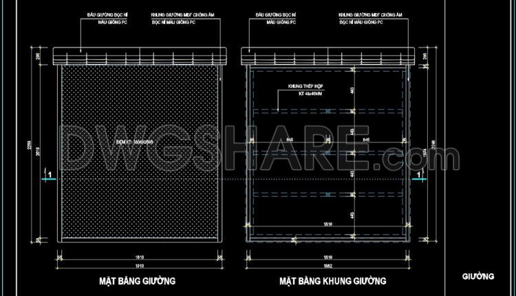 54. Free Download Bed Cad Shop Drawing (1)