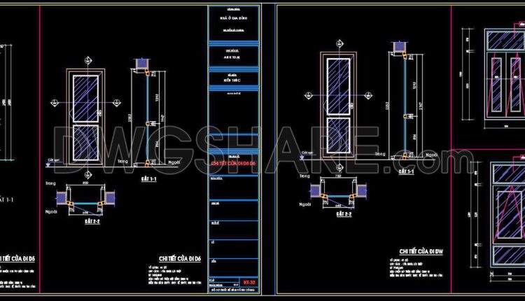 671. Free Detailed Cad Drawings Of Doors, Windows For Download (2)