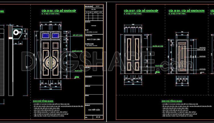 673. Free Detailed Cad Drawings Of Doors, Windows For Download (1)