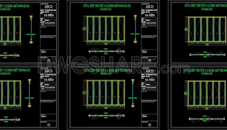 675. Free Cad Door & Window Systems Details Dwg (2)
