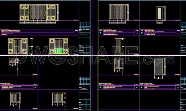 1 year ago
                

                
             602678. Free Download – Complete Cad Drawings Of Doors And Windows