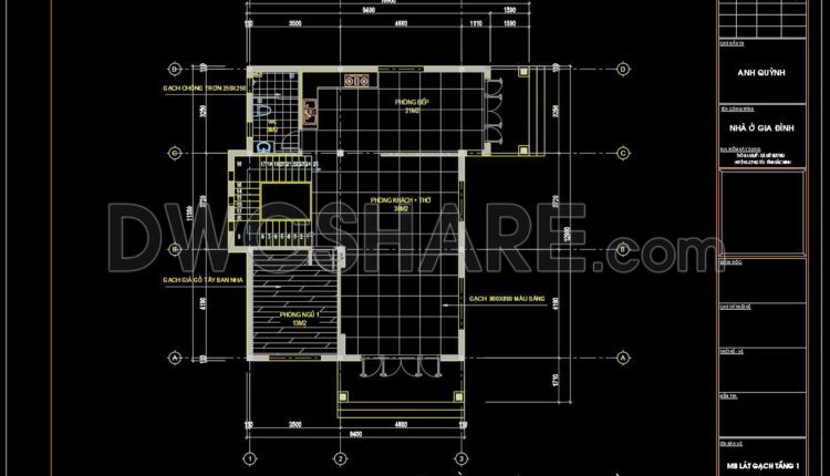 85. Download Free Detailed Cad Drawings Of Floor Plans For A 2-story Townhouse (1)
