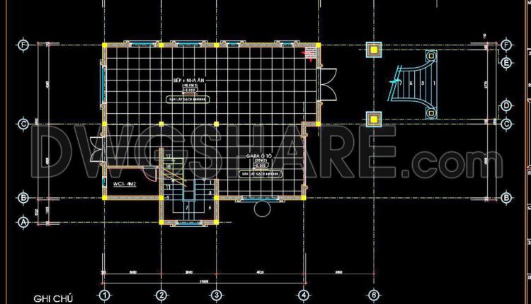 86. Download Free Detailed Cad Drawings Of Floor Plans For A 3-story Townhouse (1)