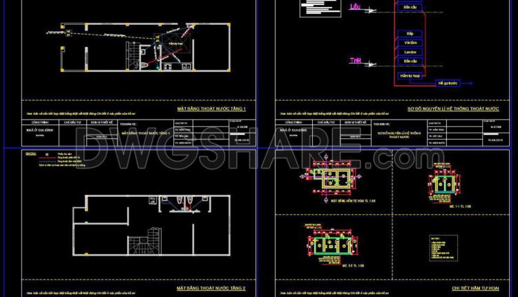 122. Free Download Plumbing & Electrical Design Drawings For A 2-story Townhouse (5)