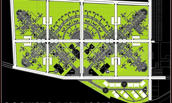139. Free Download Conceptual Master Plan For A Residential Complex (cad)