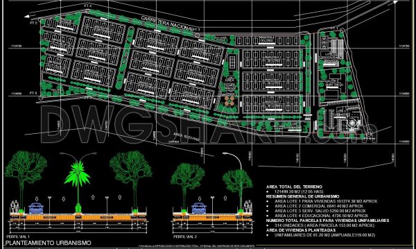140. Free Download Urban Development Master Plan Cad Project