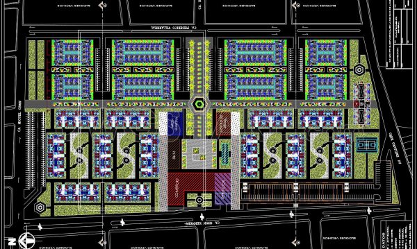 141. Residential Complex Master Plan Cad - Free Download (2)