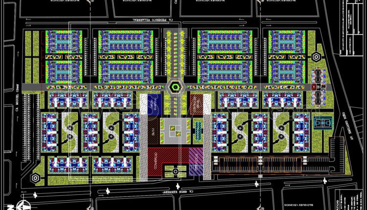 141. Residential Complex Master Plan Cad – Free Download (2)