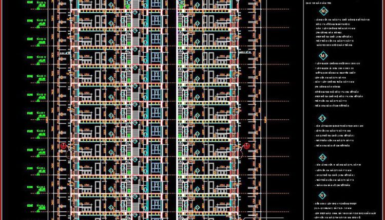 22. Cad Drawings Of A 17-story High-rise Residential Building Project With A Total Area Of 625 M2 (11)
