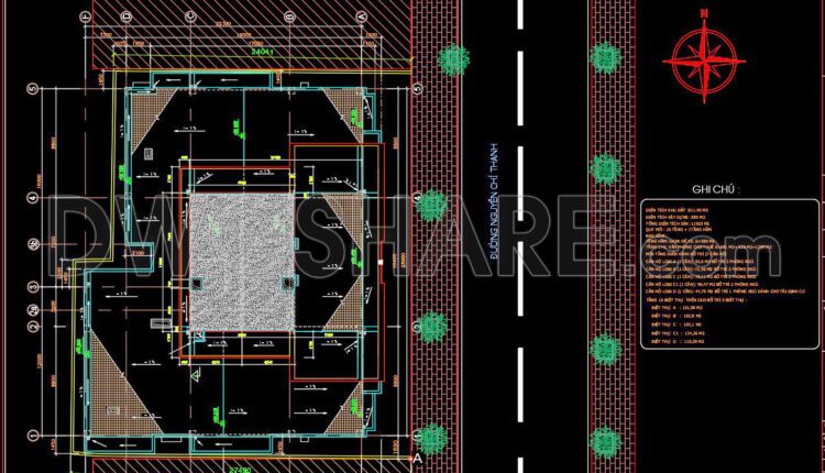 22. Cad Drawings Of A 17-story High-rise Residential Building Project With A Total Area Of 625 M2 (2)