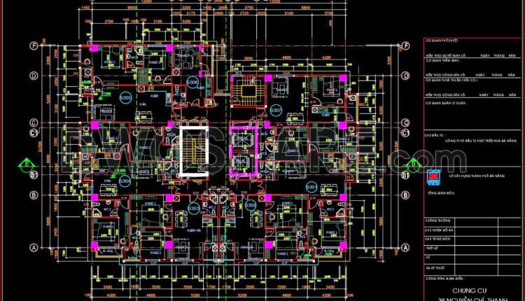 22. Cad Drawings Of A 17-story High-rise Residential Building Project With A Total Area Of 625 M2 (6)