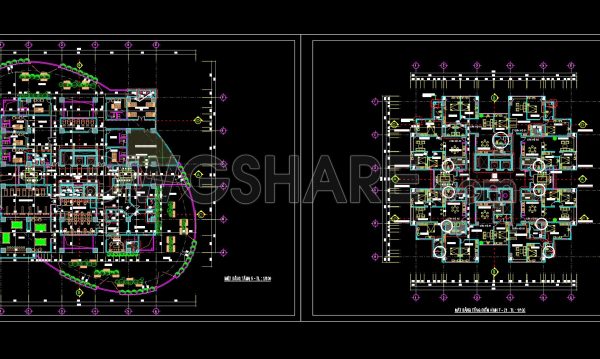 1 year ago
                

                
             1,44324. Free Download of CAD Floor Plans for a 22-Story Apartment Building