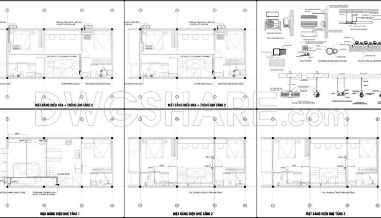 340. Free Download Of Mechanical And Electrical Construction Design Drawings For A 3-story House (5)