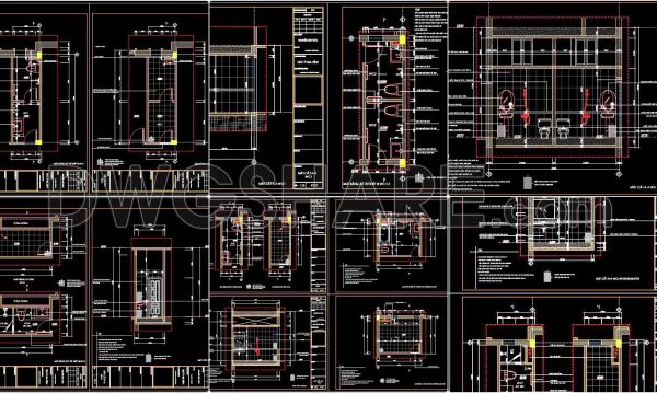 1 year ago
                

                
             1,369375. The Ultimate Bathroom CAD Library From Guest WCs to Master Baths Free Download