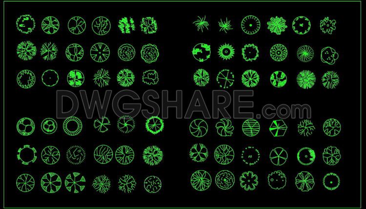 45. Trees Autocad Blocks Free Download