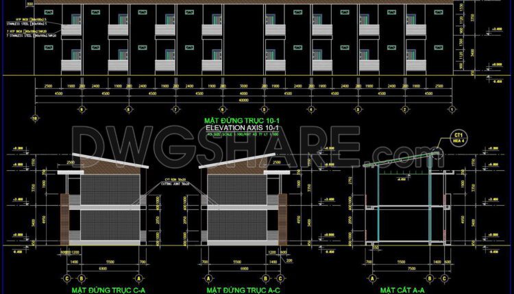 54. Free Download Complete Guesthouse Design – Architectural Cad Project (3)