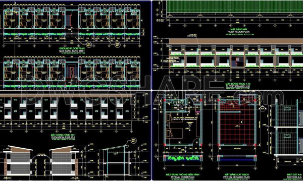 54. Free Download Complete Guesthouse Design – Architectural CAD Project