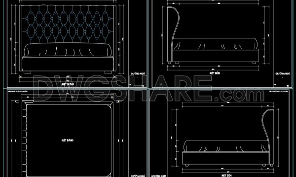1 year ago
                

                
             63861. Free Download Luxury Upholstered Bed CAD Drawing