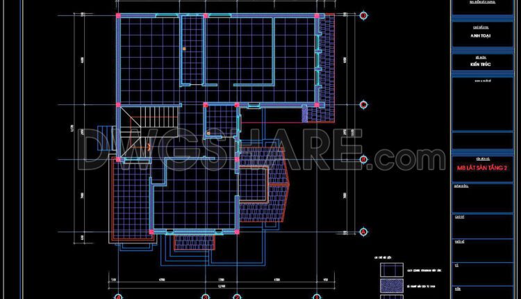 92. Download Free Detailed Cad Drawings Of Floor Plans For A 2-story Townhouse (1)