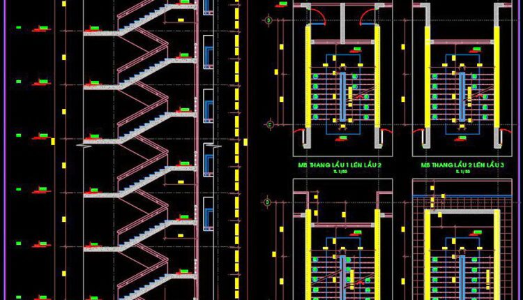 31. Cad Drawings Of A 11-story High-rise Residential Building Project With A Total Area Of 1,120 M2 (13)