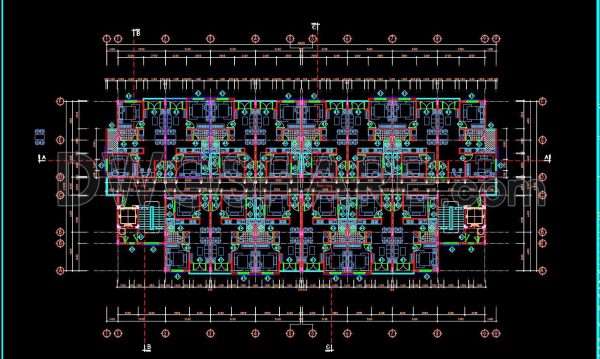 1 year ago
                

                
             3,93733. Free Download of CAD Floor Plan for a 6-Story Apartment Building