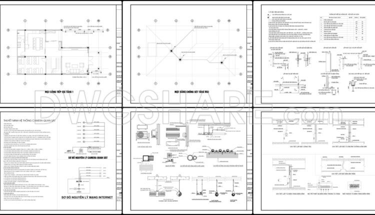 341. Free Download Of Mechanical And Electrical Construction Design Drawings For A 2-story House (3)