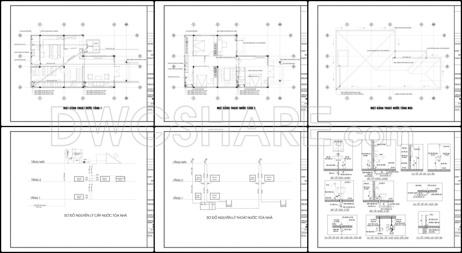341. Free Download Of Mechanical And Electrical Construction Design Drawings For A 2-story House (5)