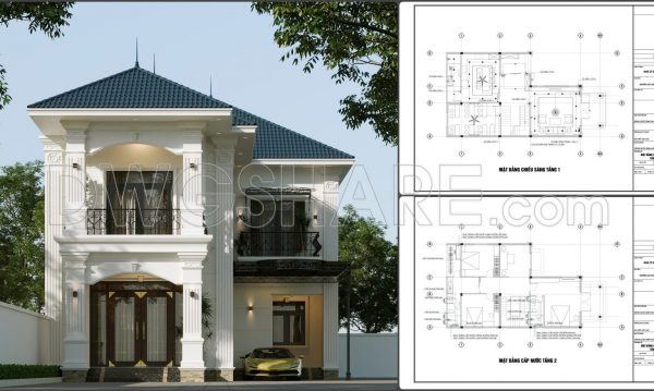 1 year ago
                

                
             2,335341. Free Download of Mechanical and Electrical Construction Design Drawings for a 2-Story House