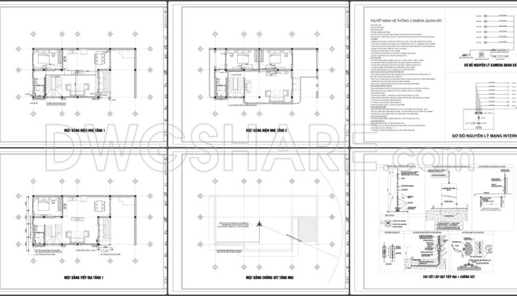 342. Free Download Of Mechanical And Electrical Construction Design Drawings For A 2-story House (3)