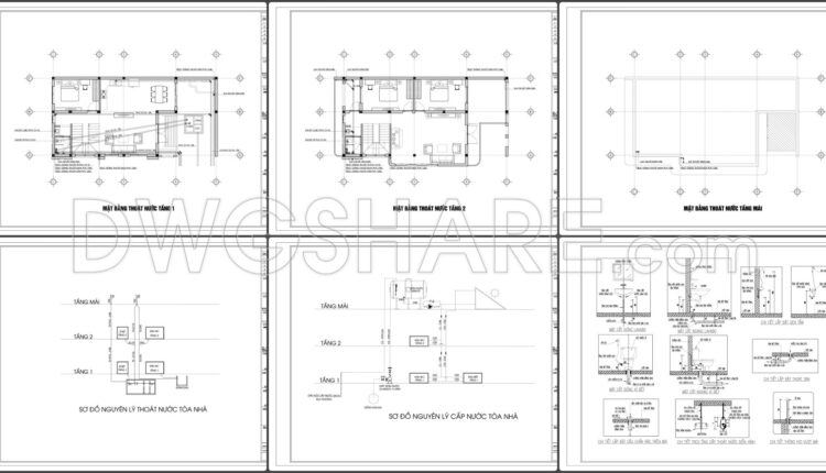 342. Free Download Of Mechanical And Electrical Construction Design Drawings For A 2-story House (5)