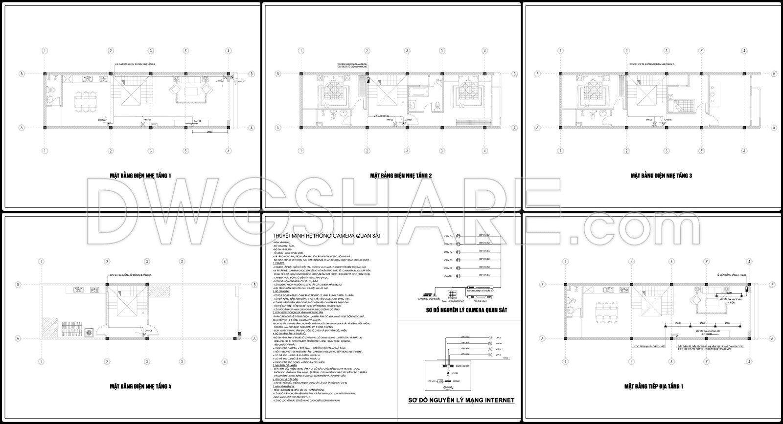343. Free Download Of Mechanical And Electrical Construction Design Drawings For A 3-story House (5)