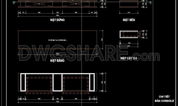 1 year ago
                

                
             602359. Free CAD Drawing Modern Console Table Design