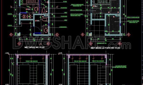 1 year ago
                

                
             745380. Free Download Detailed Residential Bathroom CAD Drawings
