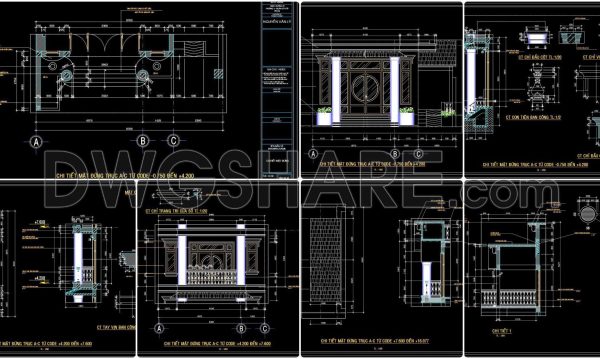 1 year ago
                

                
             766414. Free download of detailed CAD drawings for architectural residential building elevations