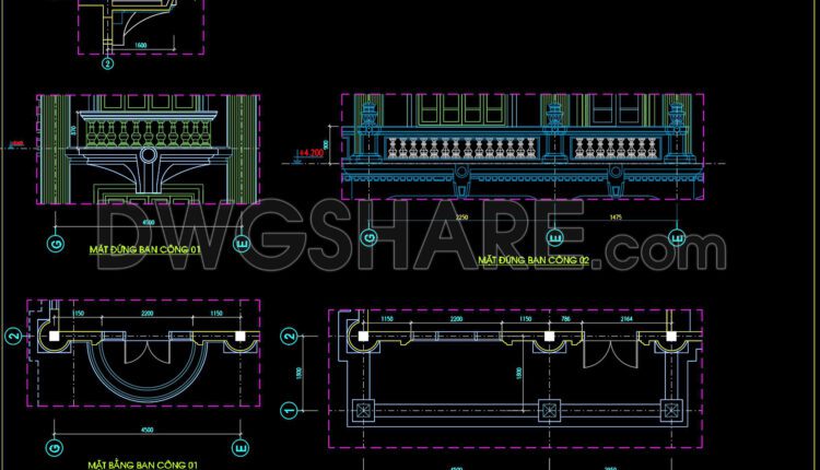 419. Free Download Of Cad Drawings Of European Classical Architectural Details (1)