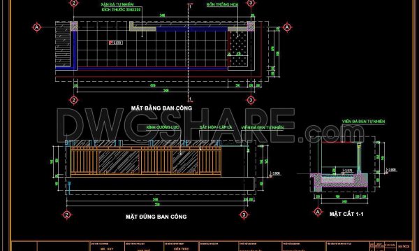 1 year ago
                

                
             767424. Free CAD Download Balcony and Carport Glass Roof Details