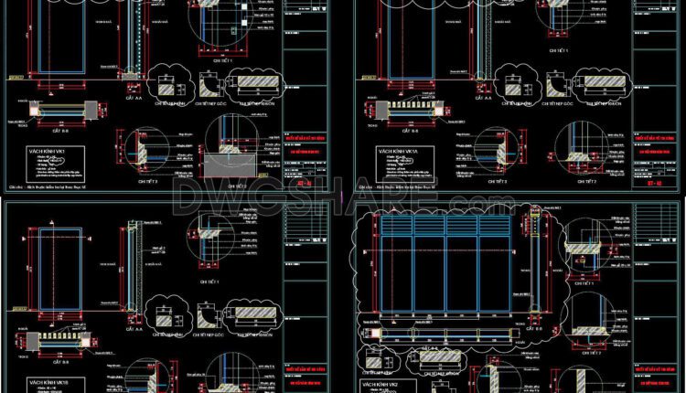 683. Free Download – Complete Cad Drawings Of Doors And Windows (1)