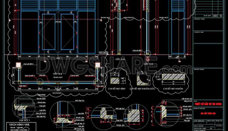 683. Free Download – Complete Cad Drawings Of Doors And Windows (3)