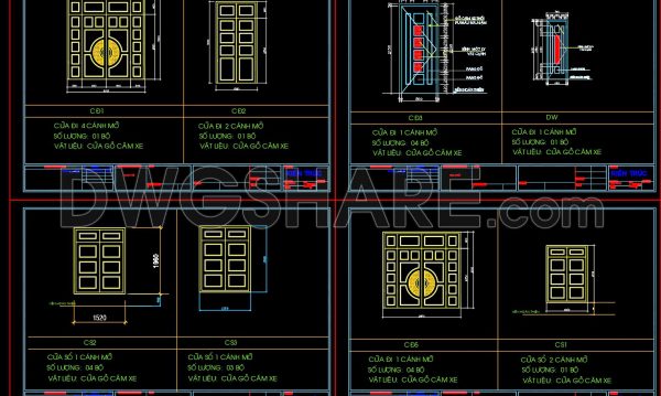 1 year ago
                

                
             462687. Free Detailed CAD Drawings Of Doors, Windows For Download