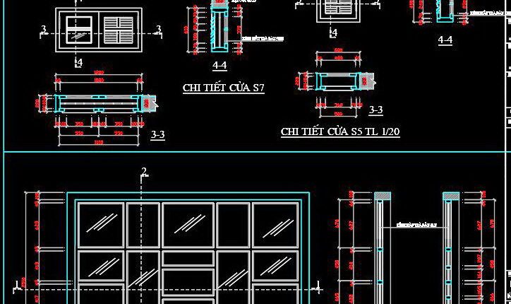 690. Free Detailed Cad Drawings Of Doors, Windows For Download (2)