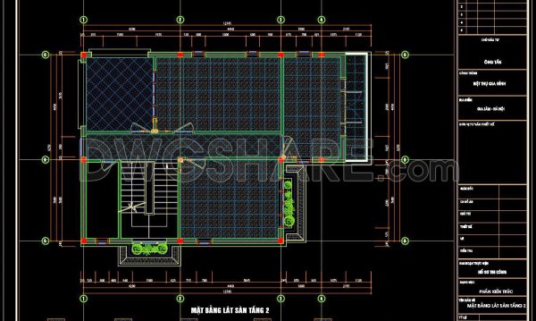 93. Download free detailed CAD drawings of floor plans for a 2-story townhouse