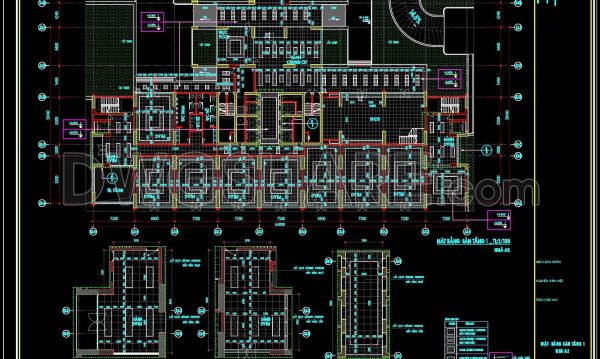 1 year ago
                

                
             1,334123. Free Download CAD Drawing of Floor Tile Layout for Level 1 of Building A2