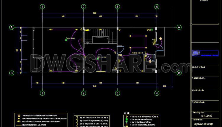 125. Free Download 3-story Townhouse Electrical Cad Drawings – Complete Layout Design (3)