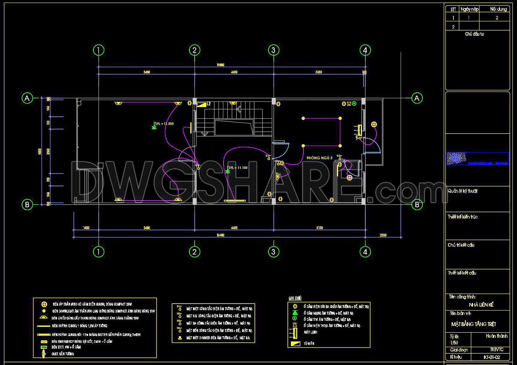 125. Free Download 3-story Townhouse Electrical Cad Drawings – Complete Layout Design (3)