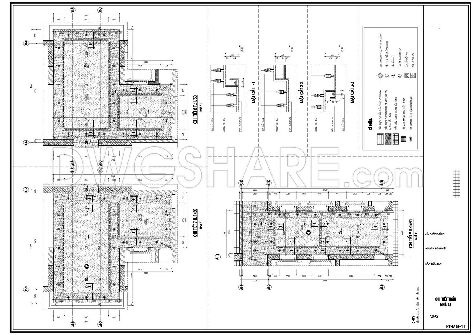185. Free Download Detailed Cad Drawings For Ceiling And Lighting Design Of Building A1 (2)