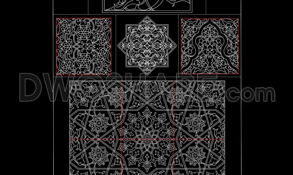 1 year ago 1143194. Free Download of Decorative Pattern Design CAD Blocks